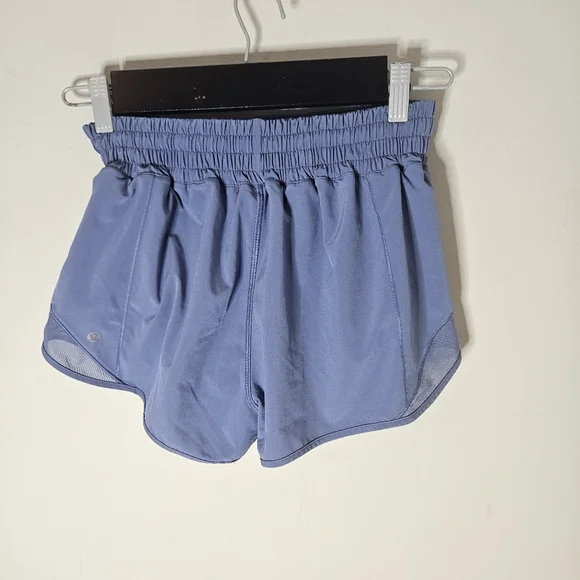Lululemon Hotty Hot High-Rise Lined Short 4" Oasis Blue Women's 6 - Picture 3 of 6